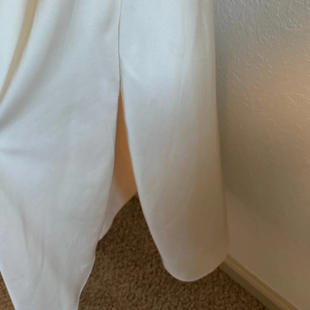 All Saints Silky Cowl Neck Slip Dress - Picture 4 of 5